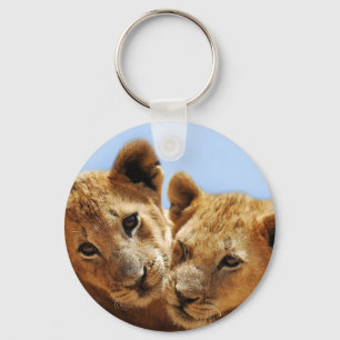 Baby lion love keychain