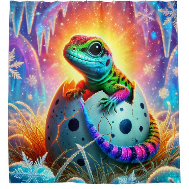 Baby Lizard Hatching (Front)