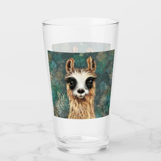 Baby Llama Glass Fun (Front)