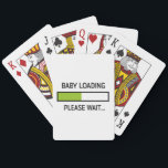 Baby Loading Funny Pregnancy New Mom Gifts Playing Cards<br><div class="desc">New Mom Pregnant Announcement T Shirts</div>