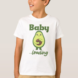 Baby Loading Funny Pregnant Avocado Mom T-Shirt