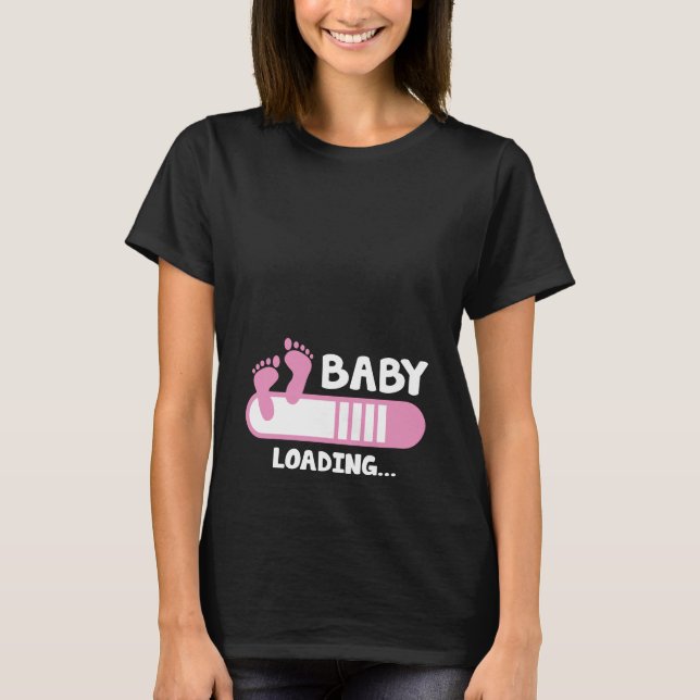 Baby Loading Maternity T-Shirt (Front)