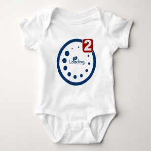 Baby Loading , Twin Notification Bodysuit