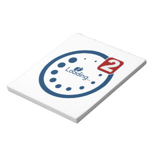 Baby Loading , Twin Notification Notepad