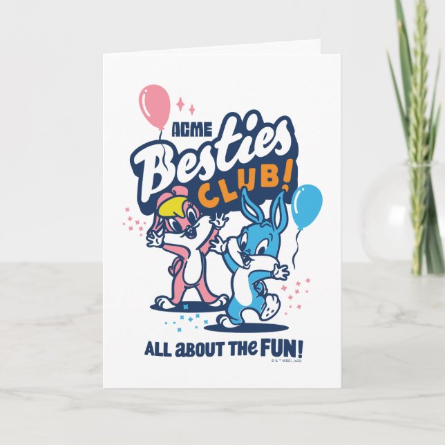 Baby Lola and BUGS BUNNY™ - Besties Club! Card (Front)
