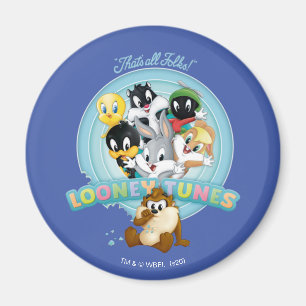 Baby LOONEY TUNES™ Logo   That's All Folks Magnet