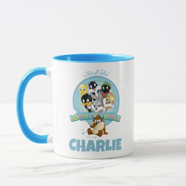 Baby LOONEY TUNES™ Logo | That's All Folks Mug (Left)