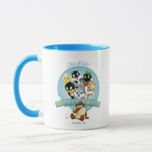 Baby LOONEY TUNES™ Logo   That's All Folks Mug