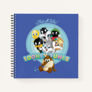 Baby LOONEY TUNES™ Logo   That's All Folks Notebook