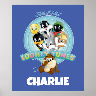 Baby LOONEY TUNES™ Logo   That's All Folks Poster