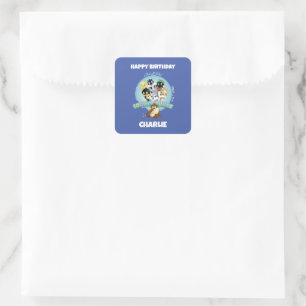Baby LOONEY TUNES™ Logo   That's All Folks Square Sticker