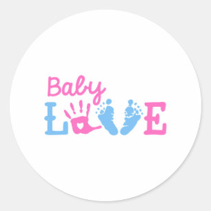 Baby Love Classic Round Sticker