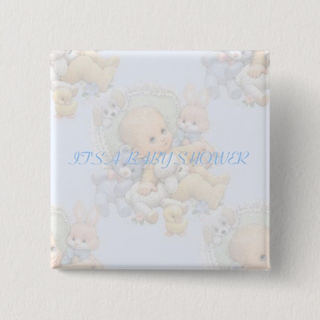 BABY LOVE COLLECTION 2 INCH SQUARE BUTTON (Front)