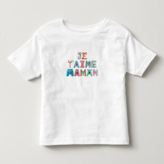 baby love- I love you Mom Toddler T-shirt