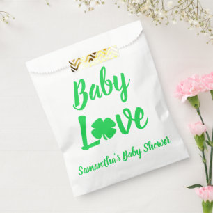 Baby Love Shamrock Baby Shower Favour Bag