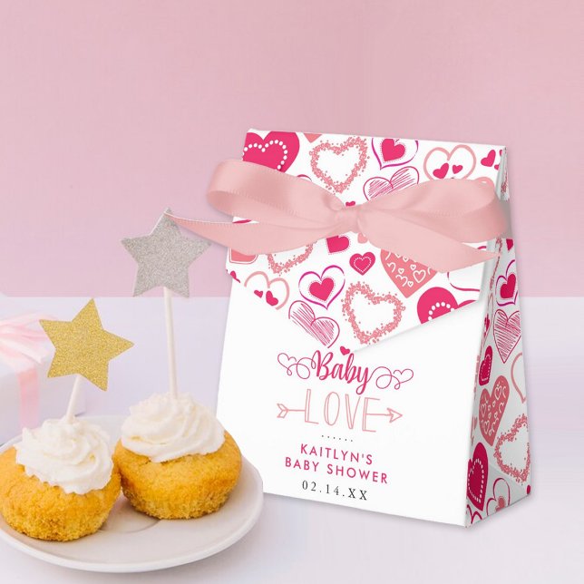 "Baby Love" Valentine's Day Baby Shower Favor Box (Creator Uploaded)