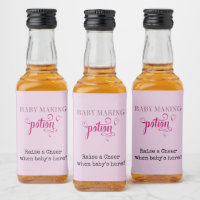Baby Making Potion Baby Shower Favour Pink Mini