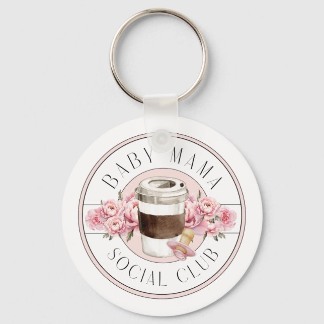 Baby Mama Social Club Keychain (Front)