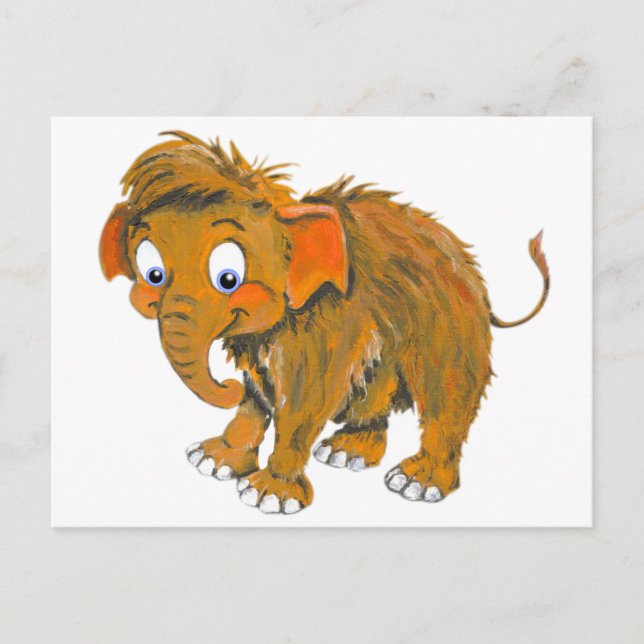 Baby Mammoth Postcard (Front)
