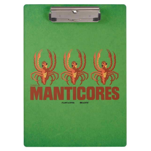 Baby Manticores Vintage Graphic Clipboard (Front)