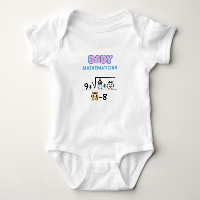 Baby Mathematician Bodysuit (Front)