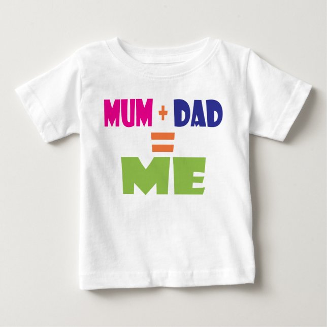Baby Maths T Shirt (Front)