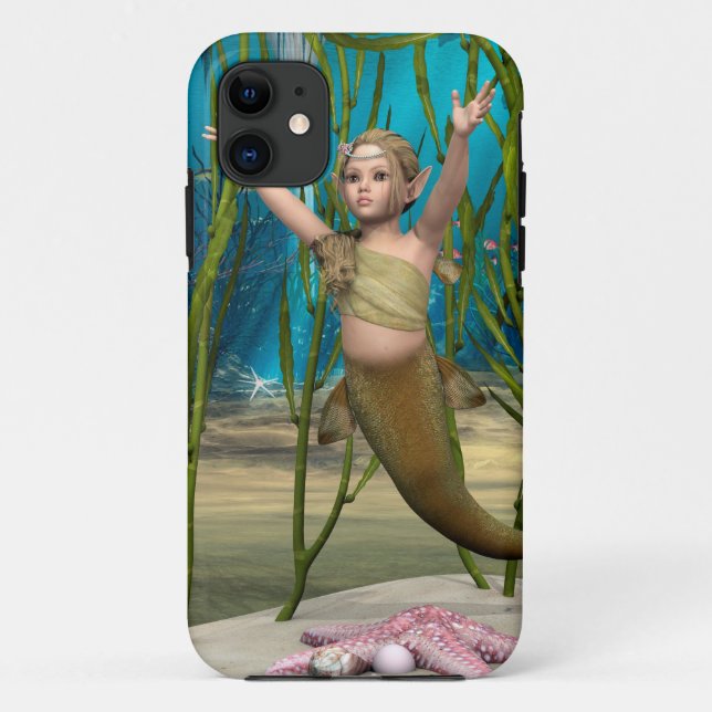 Baby Mermaid Case-Mate iPhone Case (Back)