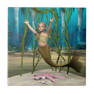 Baby Mermaid Tile