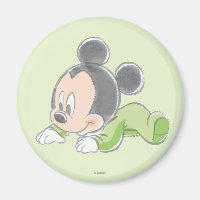 Baby Mickey Mouse in Green Pyjamas