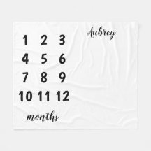 Baby Milestone Blanket