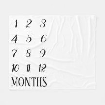 Baby Milestone Blanket