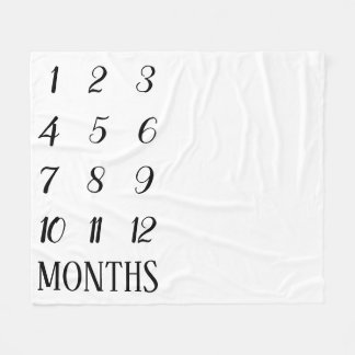 Baby Milestone Blanket