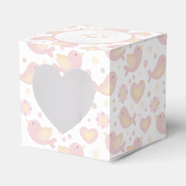 Baby Mobile Nesting Party Favor Box (Front Side)