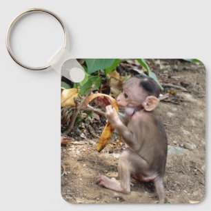 Baby Monkey Keychain