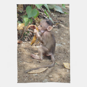 Baby Monkey Kitchen Towel