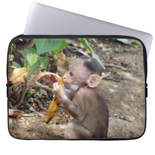 Baby Monkey Laptop Sleeve