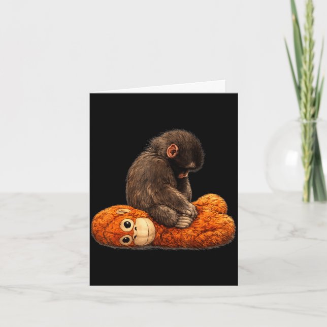 Baby monkey punch  card (Front)