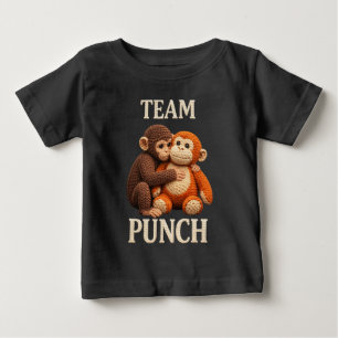 Baby Monkey Punch Crochet Pattern Cute Amigurumi T-Shirt