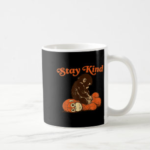 Baby monkey punch stay kind plush toy cute trendy coffee mug