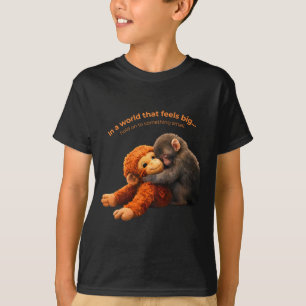 Baby monkey punch team punch hold on to something T-Shirt