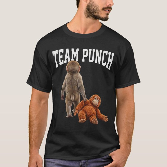 Baby Monkey Team Punch T-Shirt (Front)