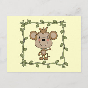Baby Monkey Tshirts and Gifts Postcard