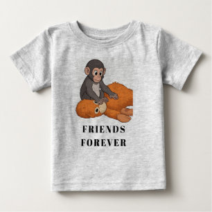 Baby Monkey with doll T-Shirt
