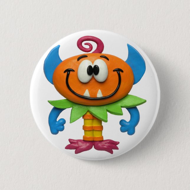 Baby Monster 2 Inch Round Button (Front)