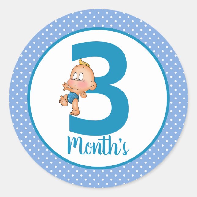 Baby Month Stickers (Front)