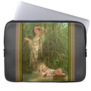 Baby Moses And The River Nile Laptop Sleeve