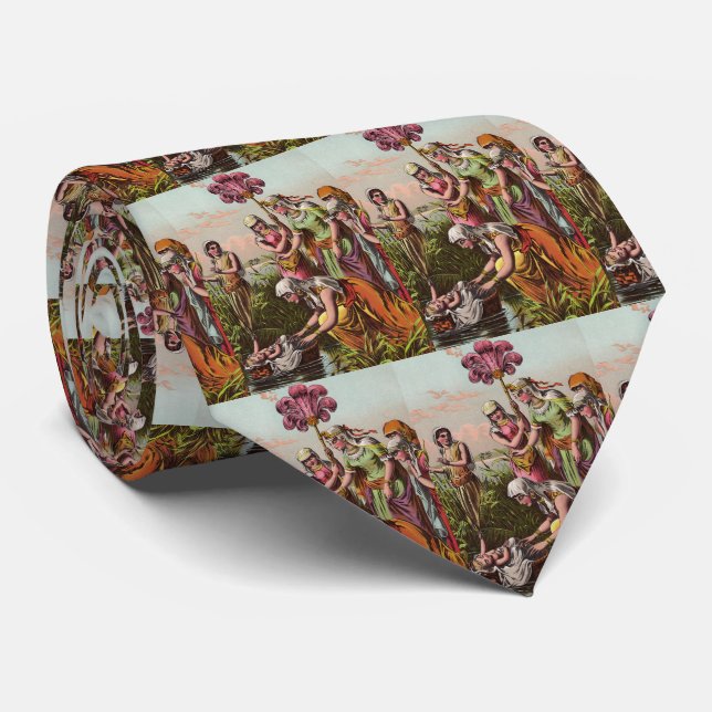 Baby Moses In A Basket Tie (Rolled)