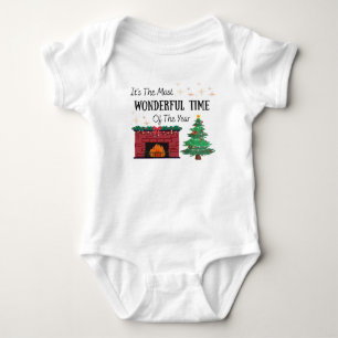 Baby Most Wonderful Time of The Year One Piece Bodysuit