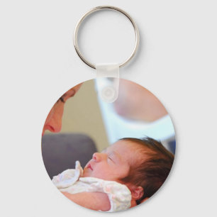 baby mother looking keychain