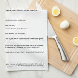 Baby MSDS. funny burp cloth. Kitchen Towel<br><div class="desc">A material safety data sheet (MSDS) for your baby. Babies now have their own warning label. This humourous spit-up rag describes the dangers and safety measures needed to care for and clean up after a baby. Anyone who has worked around chemicals and cared for a baby will appreciate it. Material...</div>